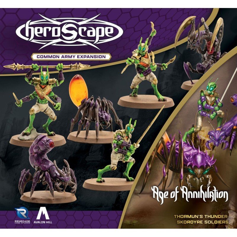 Heroscape Expansion de l'armée Age of Annihilation Skordyre Soldiers (Common) *ANGLAIS* | 0810011728929