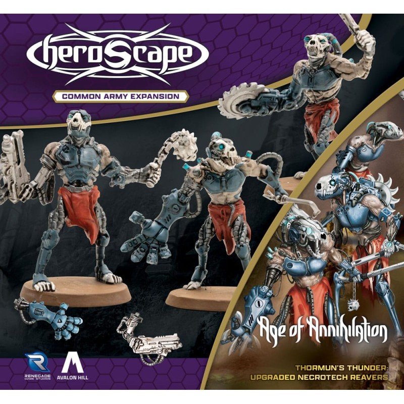 Heroscape Expansion de l'armée Age of Annihilation Upgraded Necrotech Reavers (Common) *ANGLAIS* | 0810011728967