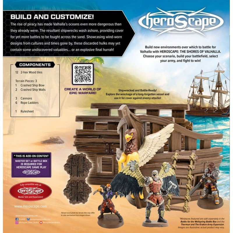 Heroscape Terrain Expansion Shores of Valhalla *English Version* | 0810011728981