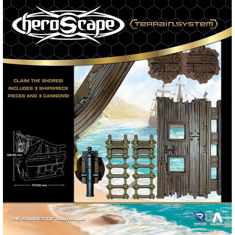 Heroscape Expansion du terrain Shores of Valhalla *ANGLAIS* | 0810011728981