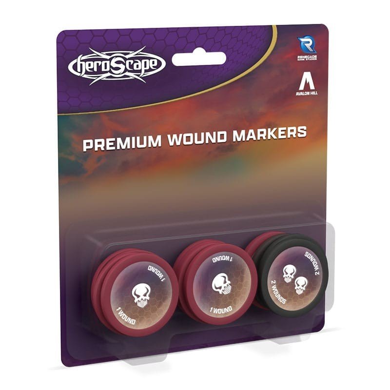 Heroscape Tokens Premium Wound Markers | 0810011729152