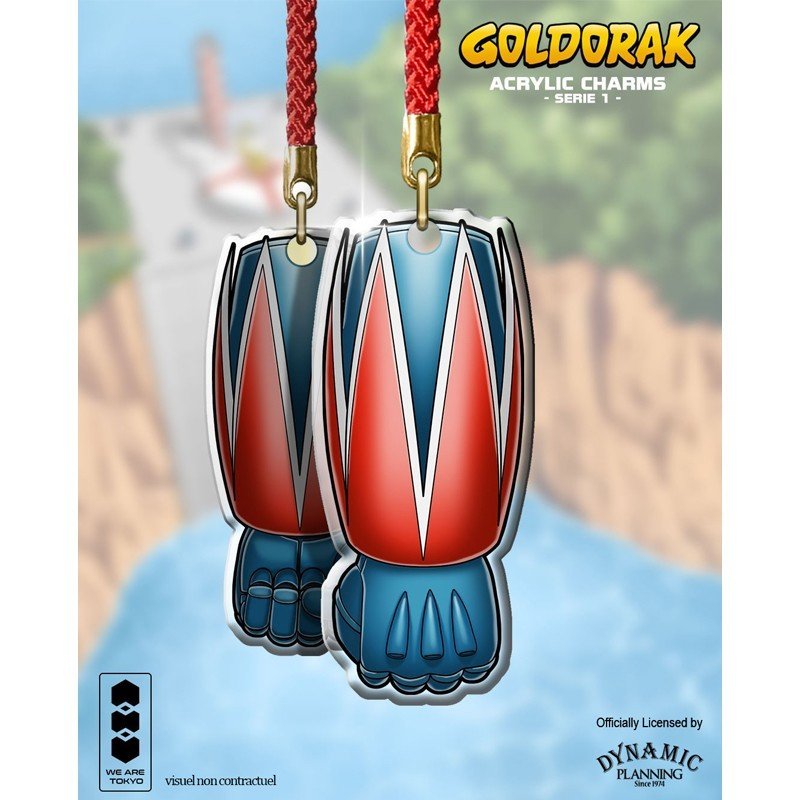 Goldorak - Acrylic Charm Serie 1 - Goldorak Fulguro Poing 5cm | 3760413240130
