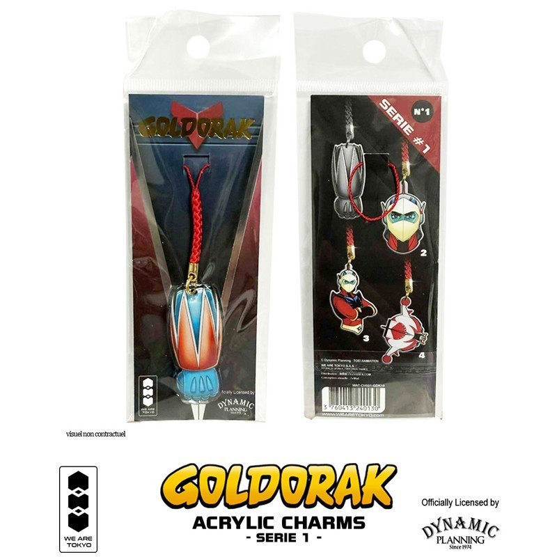 Goldorak - Acrylic Charm Serie 1 - Goldorak Fulguro Poing 5cm | 3760413240130