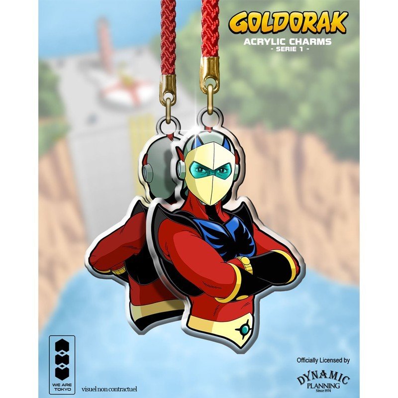 Goldorak - Acrylic Charm Serie 1 - Actarus Buste 5cm | 3760413240154