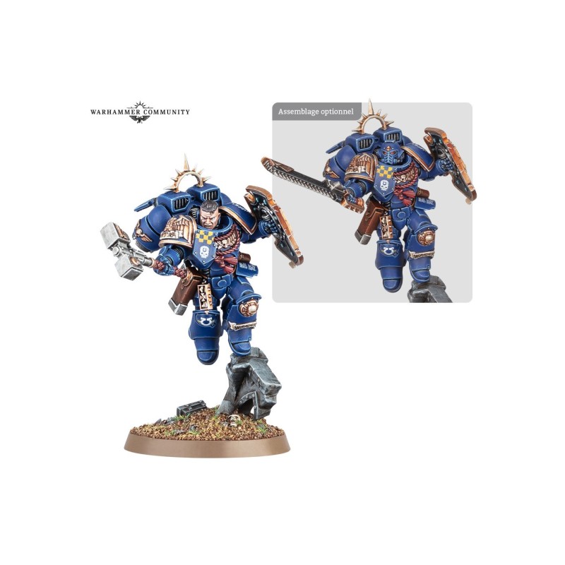 Warhammer 40,000 - Space Marines : Captain With Jump Pack And Relic Shield | 5011921265619