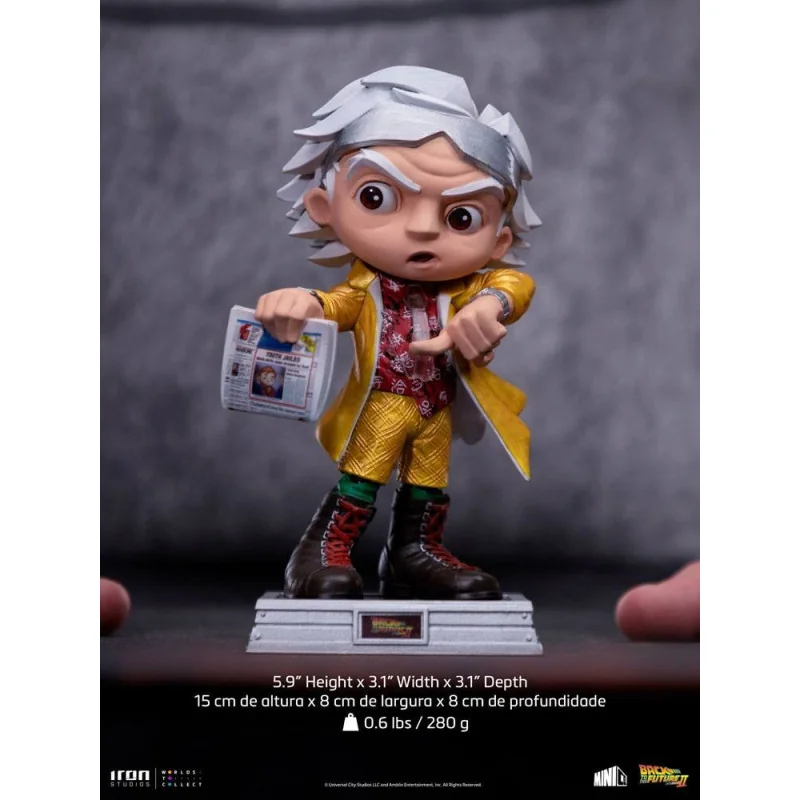 Back to the Future PVC Statuette - Mini Co. - Doc Brown 15 cm | 618231951185