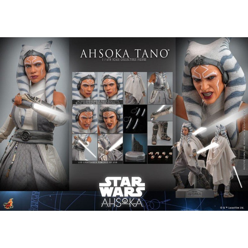 Star Wars: Ahsoka figurine 1/6 Ahsoka Tano 28 cm | 0000000912661