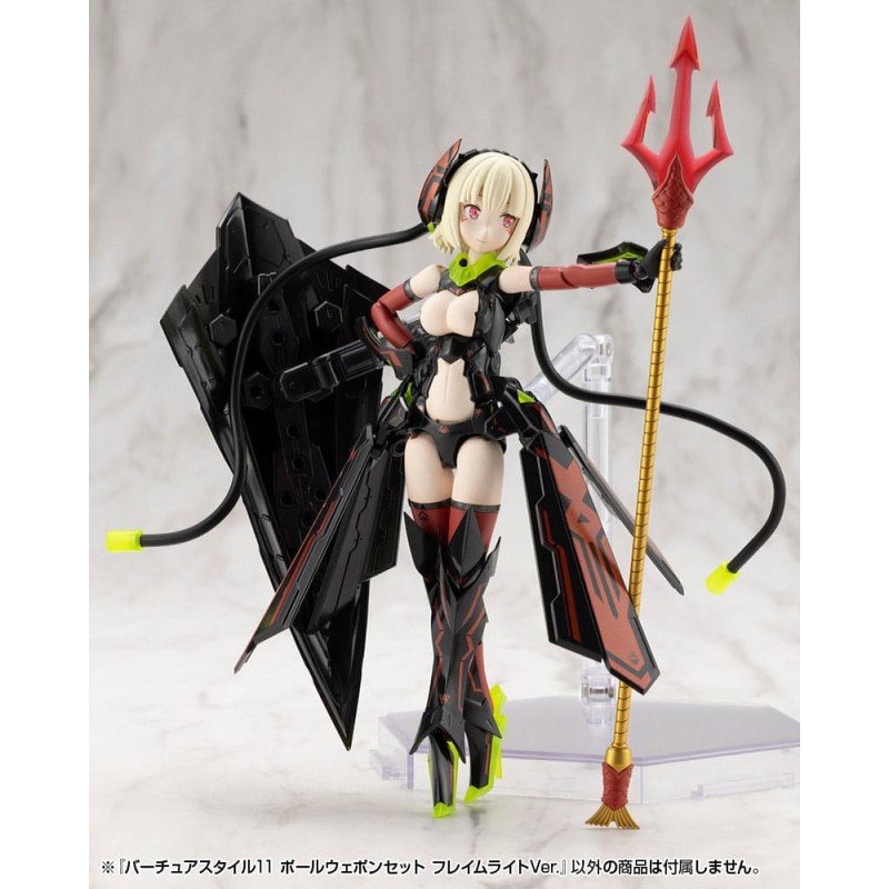 Kotobukiya M.S.G. accessoires Virtuous Style 11 Pole Weapon Set Flamerite Ver. | 4934054076000