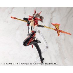 Kotobukiya M.S.G. accessoires Virtuous Style 11 Pole Weapon Set Flamerite Ver. | 4934054076000