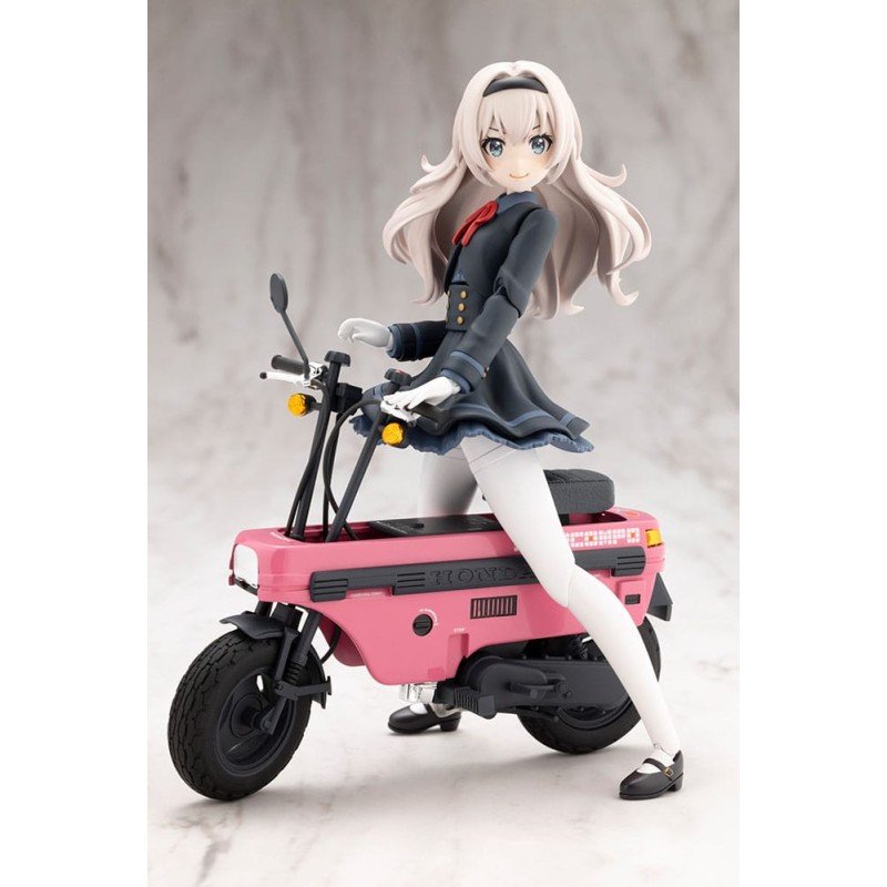 Sousai Shojo Teien figurine Plastic Model Kit 1/10 Emma Koishikawa Nocturne with Honda AB12 Motocompo 14 cm | 4934054076949