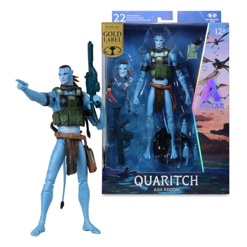 Avatar: Fire and Ash figurine Quaritch (Ash Recom) (Gold Label) 18 cm | 0787926162929