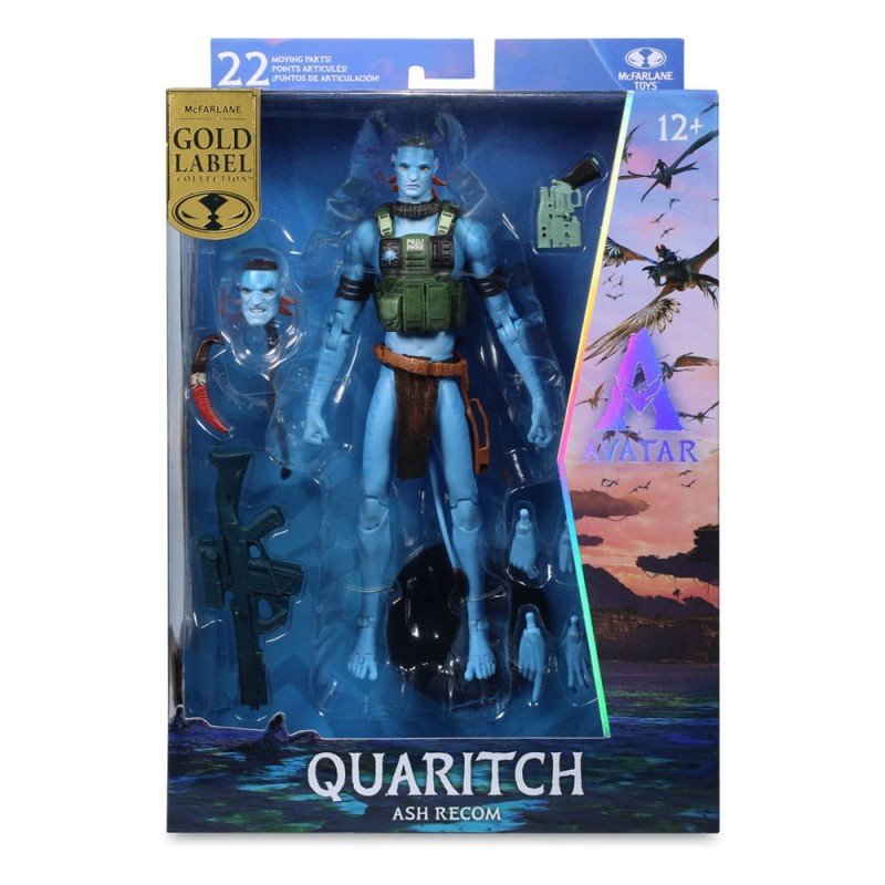 Avatar: Fire and Ash figurine Quaritch (Ash Recom) (Gold Label) 18 cm | 0787926162929