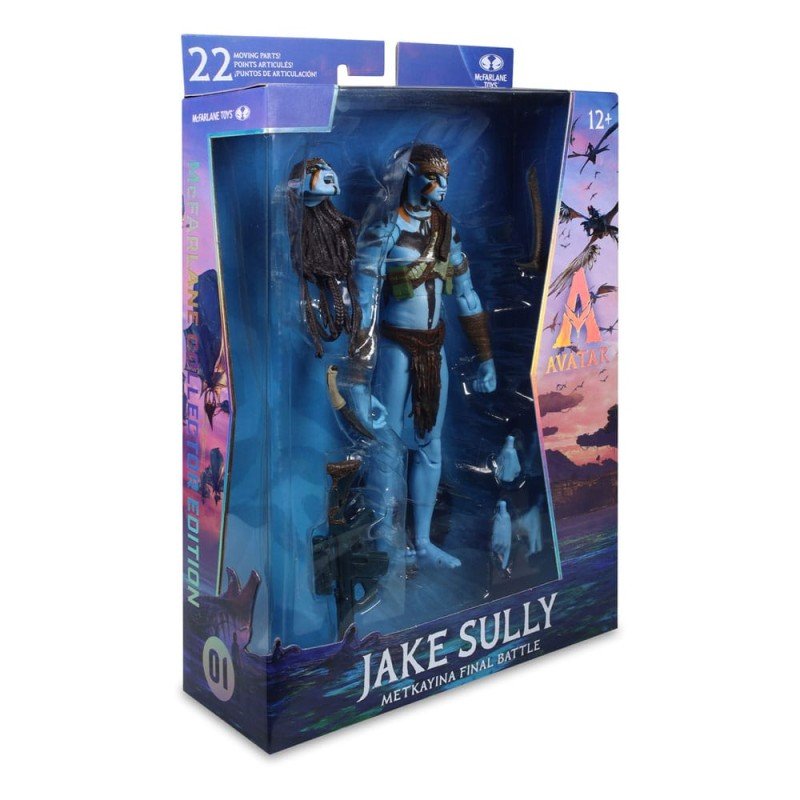 Avatar: Fire and Ash figurine Jake Sully (Metkayina Final Battle) 18 cm | 0787926163117