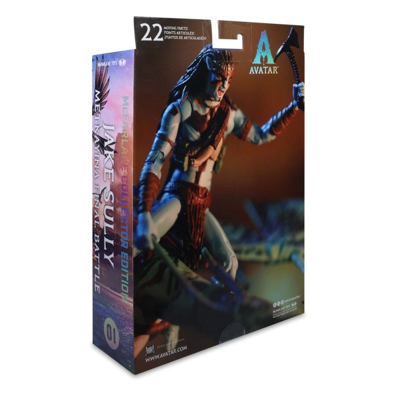 Avatar: Fire and Ash figurine Jake Sully (Metkayina Final Battle) 18 cm | 0787926163117