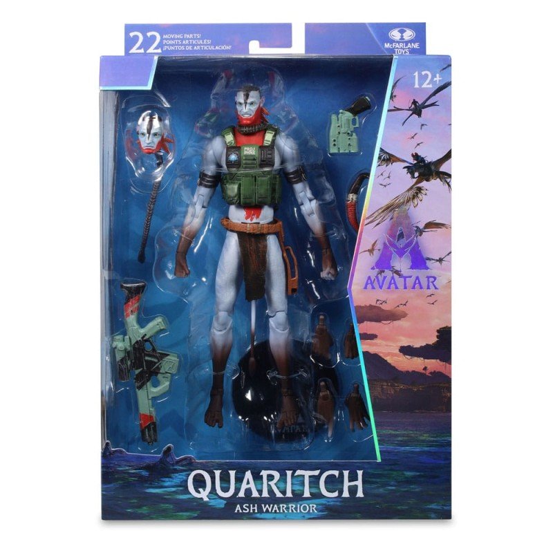 Avatar: Fire and Ash figurine Recom Quaritch (Ash Warrior) 18 cm | 0787926163148