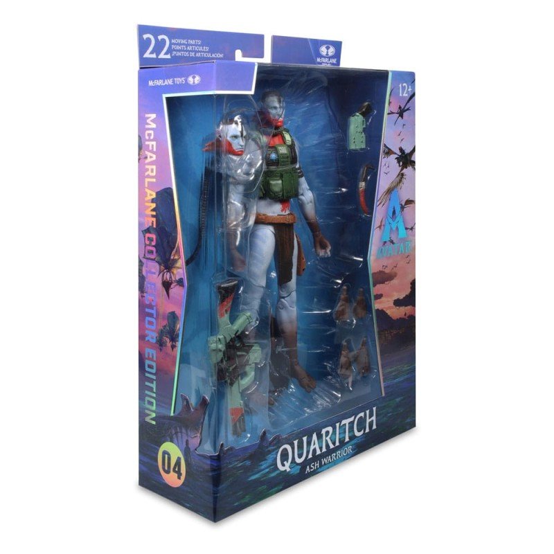 Avatar: Fire and Ash figurine Recom Quaritch (Ash Warrior) 18 cm | 0787926163148