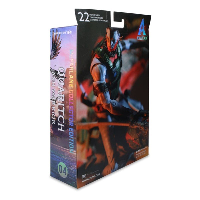 Avatar: Fire and Ash figurine Recom Quaritch (Ash Warrior) 18 cm | 0787926163148