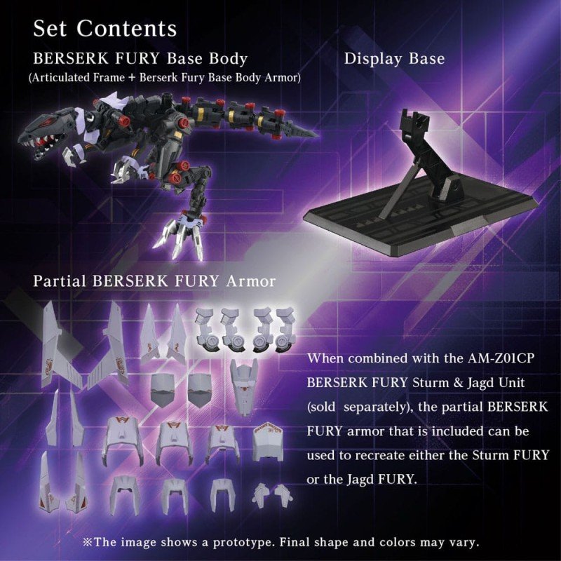 Zoids figurine Plastic Model Kit AM-Z01EX Berserk Fury (Elementary Body) | 4904810095934