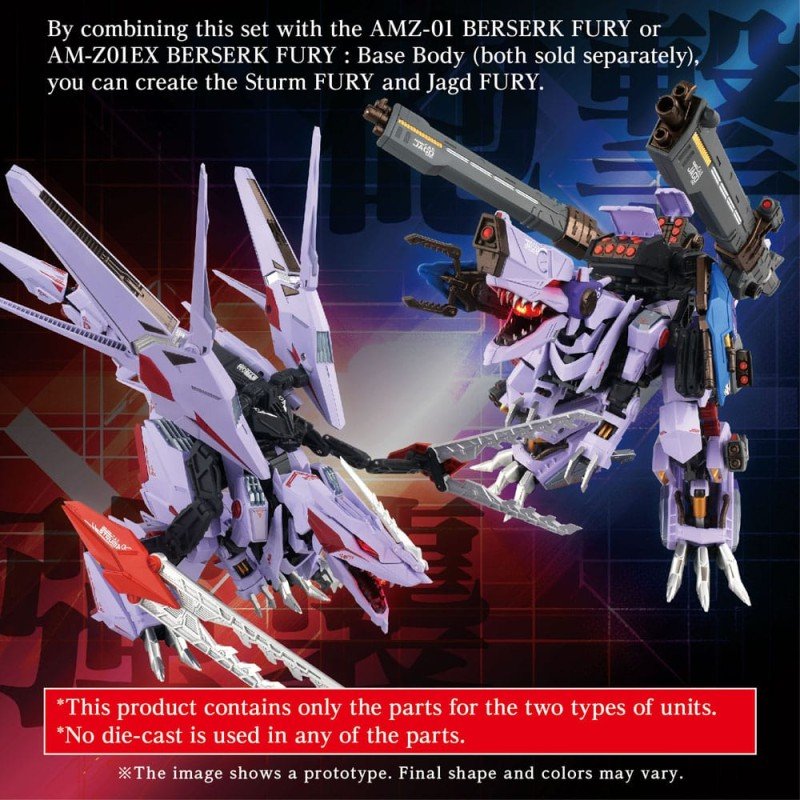 Zoids accessoires AM-Z01CP Berserk Fury Sturm & Jagd Unit | 4904810088875