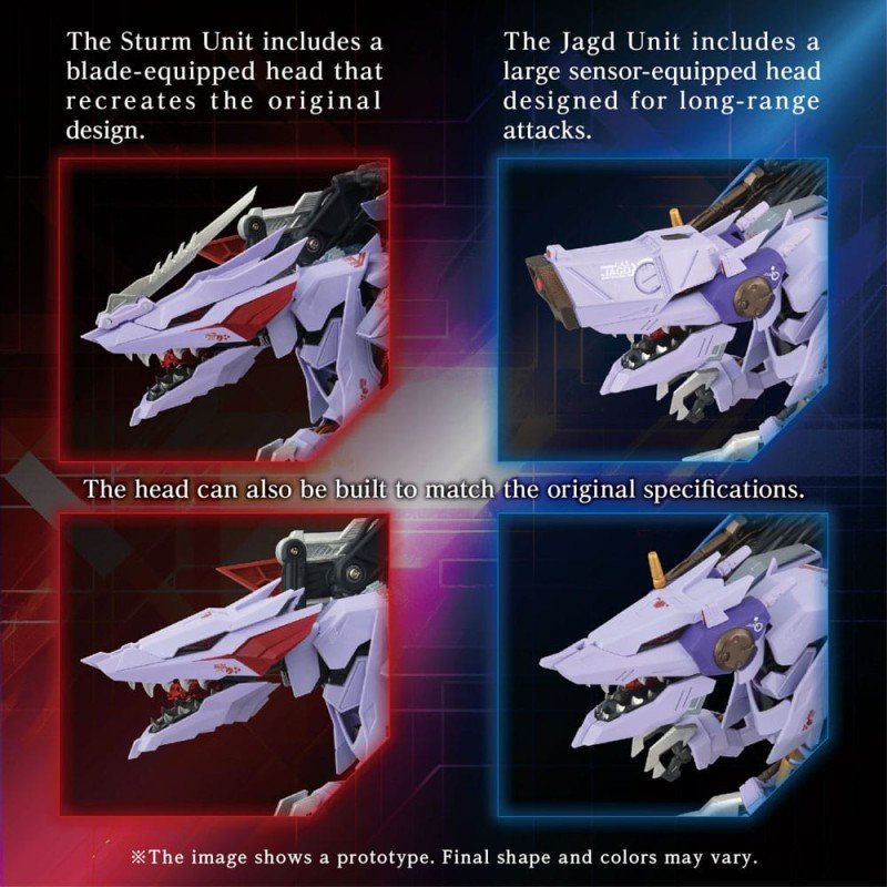 Zoids accessoires AM-Z01CP Berserk Fury Sturm & Jagd Unit | 4904810088875