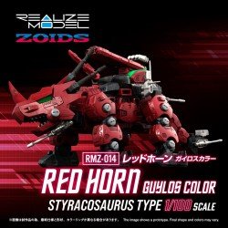 Zoids figurine Plastic Model Kit 1/100 RMZ-014 Red Horn Styracosaurus Type 22 cm | 4904810939740