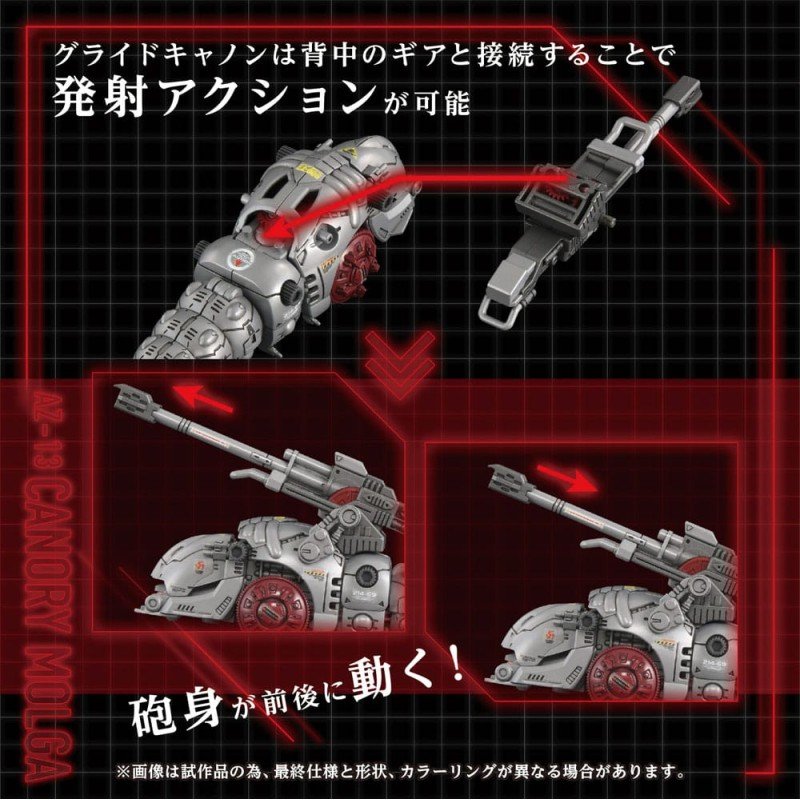 Zoids figurine 1/72 Plastic Model Kit AZ-13 Canory Molga 19 cm | 4904810096849
