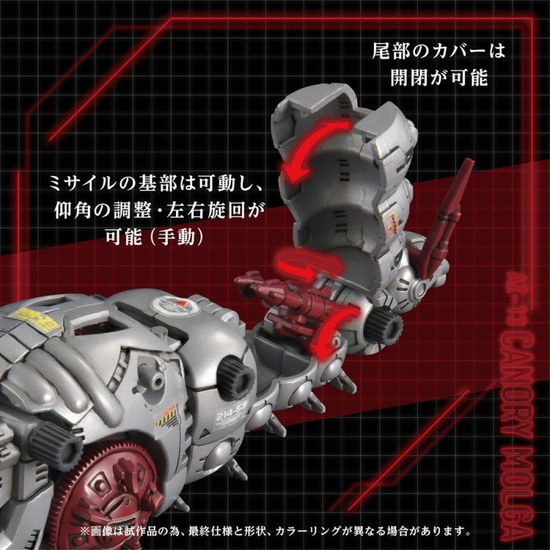 Zoids figurine 1/72 Plastic Model Kit AZ-13 Canory Molga 19 cm | 4904810096849