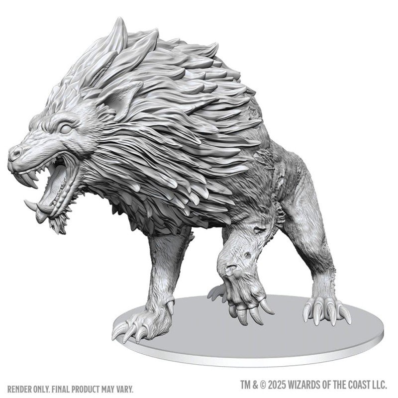 D&D Nolzur's Marvelous Miniatures à peindre Dire Worg 11 cm | 0634482908488