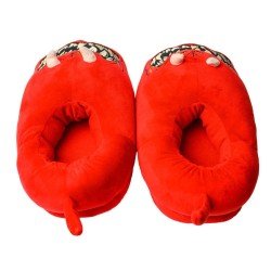 Warhammer 40,000 pantoufles Red Squig Slippers (One Size) | 5011921227969