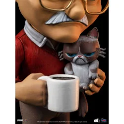 Marvel Statuette PVC - Mini Co. - Stan Lee with Grumpy Cat 14 cm