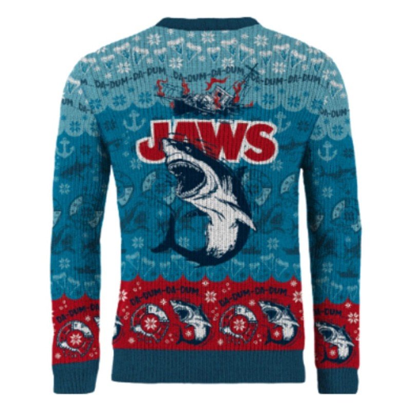 Les Dents de la mer Pull de Noël Jaws (XL) | 5061036144279