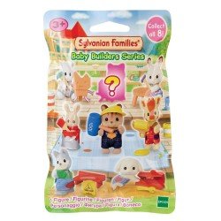 Sylvanian Families: Site de construction Amis des bébés Sac Surprise Figurine 5 cm 
