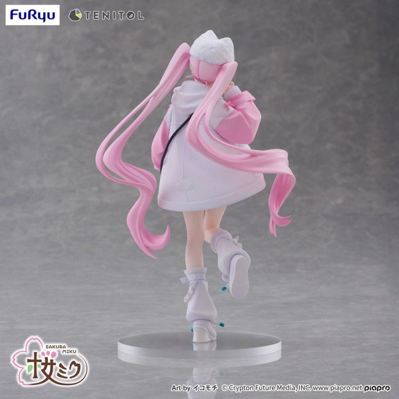 Hatsune Miku Tenitol PVC Statue Sakura Miku Cool style [petit] 19 cm | 4580736407473