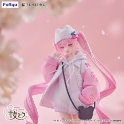Hatsune Miku Tenitol PVC Statue Sakura Miku Cool style [petit] 19 cm | 4580736407473