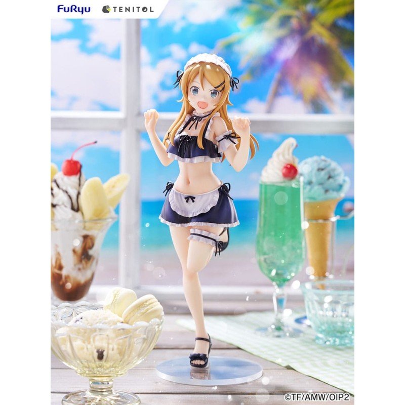 Ore no Imouto ga Konna ni Kawaii Wake ga Nai. Tenitol Tall PVC Statue Kousaka Kirino swimsuits maid Ver. 30 cm | 4580736407565