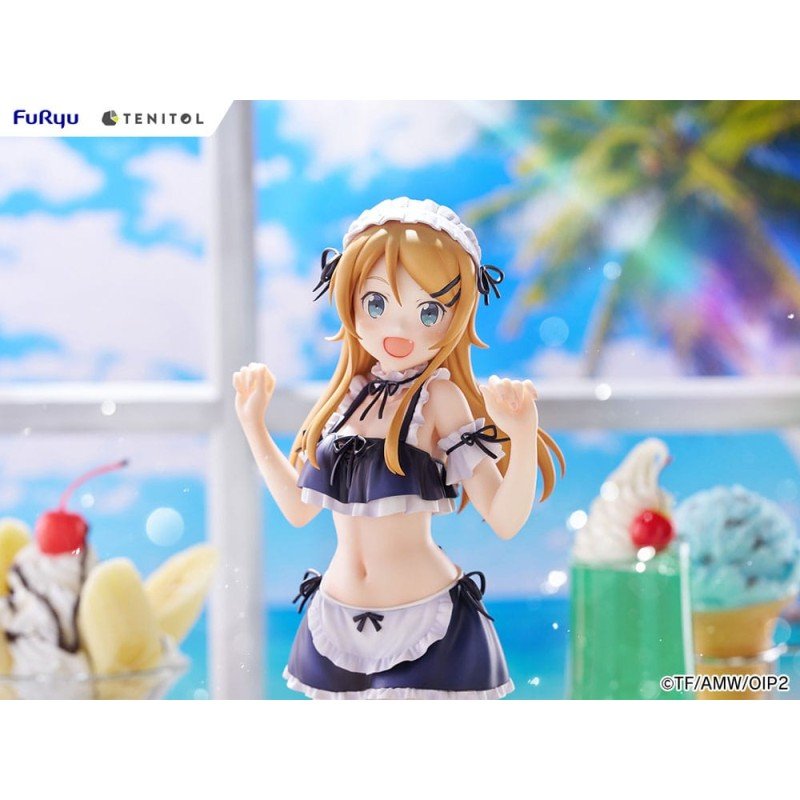 Ore no Imouto ga Konna ni Kawaii Wake ga Nai. Tenitol Tall PVC Statue Kousaka Kirino swimsuits maid Ver. 30 cm | 4580736407565