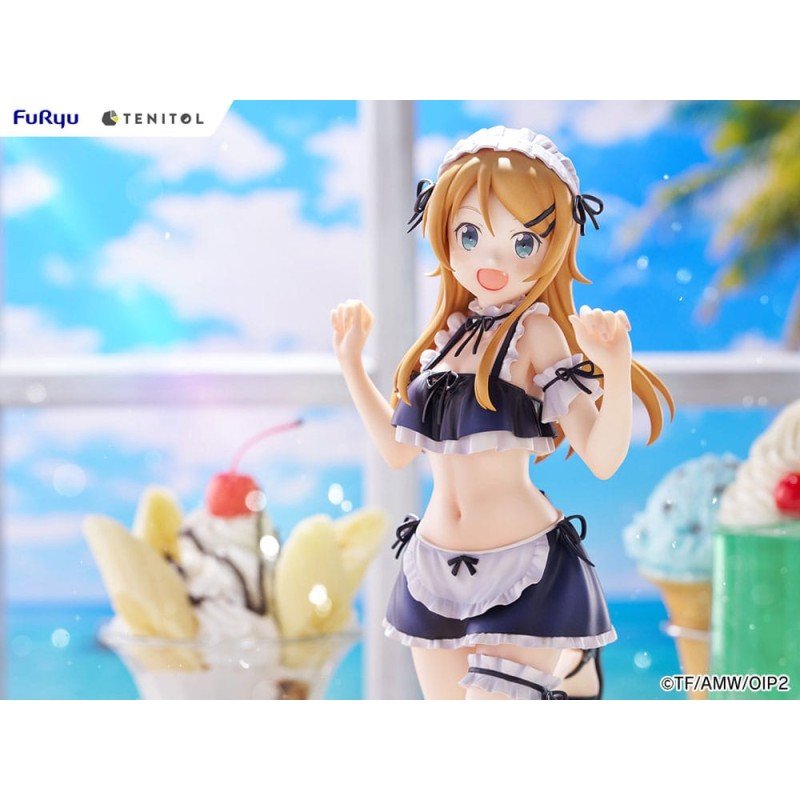 Ore no Imouto ga Konna ni Kawaii Wake ga Nai. Tenitol Tall PVC Statue Kousaka Kirino swimsuits maid Ver. 30 cm | 4580736407565