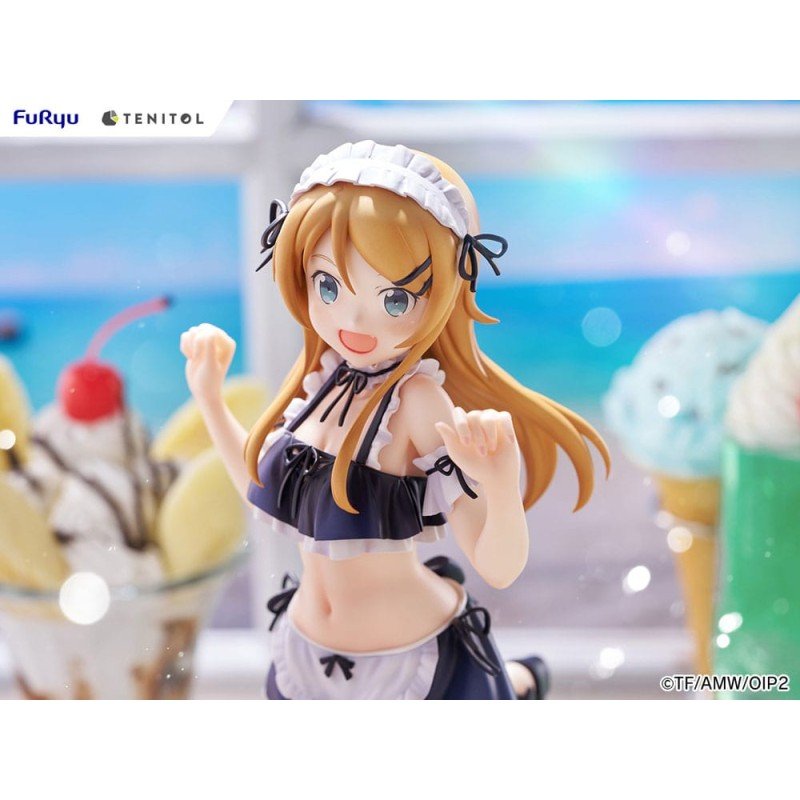 Ore no Imouto ga Konna ni Kawaii Wake ga Nai. Tenitol Tall PVC Statue Kousaka Kirino swimsuits maid Ver. 30 cm | 4580736407565