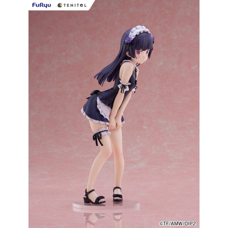 Ore no Imouto ga Konna ni Kawaii Wake ga Nai. Tenitol Tall PVC Statue Kuroneko swimsuits maid Ver. 27 cm | 4580736407572