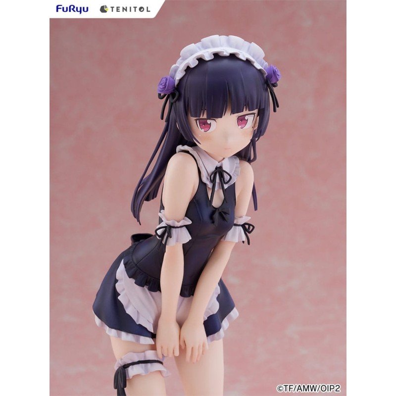 Ore no Imouto ga Konna ni Kawaii Wake ga Nai. Tenitol Tall PVC Statue Kuroneko swimsuits maid Ver. 27 cm | 4580736407572