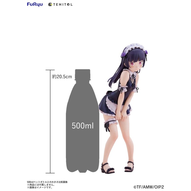 Ore no Imouto ga Konna ni Kawaii Wake ga Nai. Tenitol Tall PVC Statue Kuroneko swimsuits maid Ver. 27 cm | 4580736407572