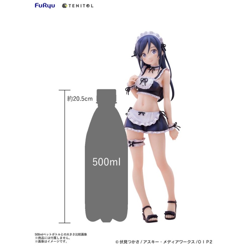 Ore no Imouto ga Konna ni Kawaii Wake ga Nai. Tenitol Tall PVC Statue Aragaki Ayase swimsuits maid Ver. 30 cm | 4580736407589