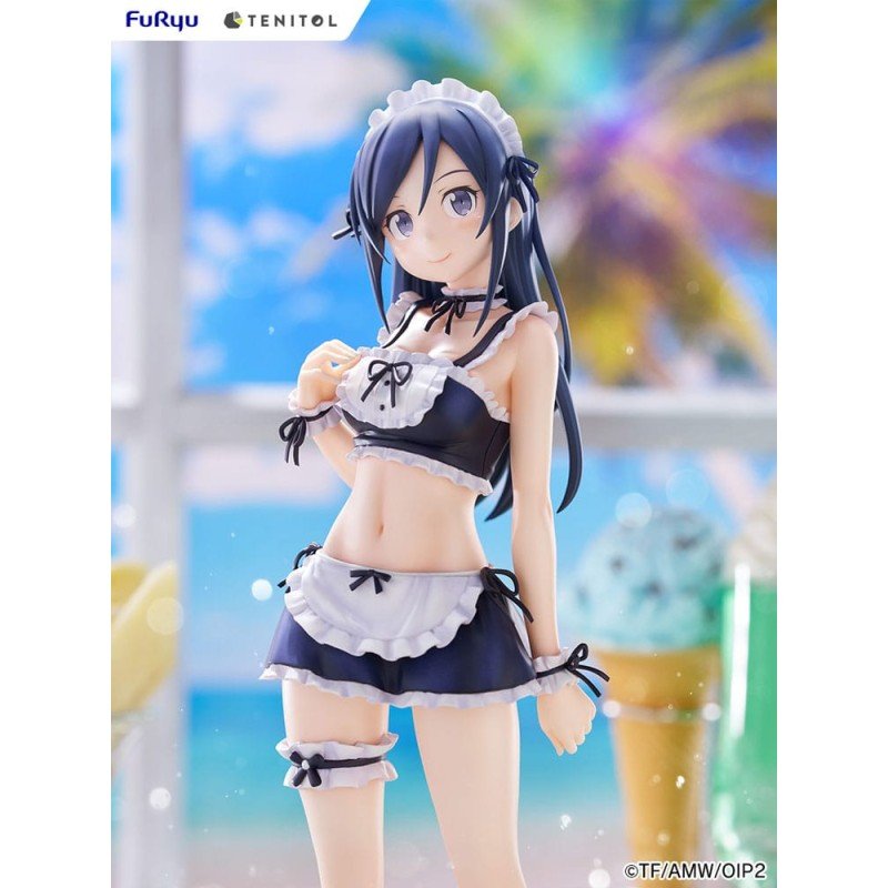 Ore no Imouto ga Konna ni Kawaii Wake ga Nai. Tenitol Tall PVC Statue Aragaki Ayase swimsuits maid Ver. 30 cm | 4580736407589