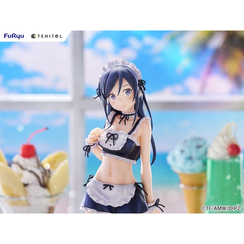 Ore no Imouto ga Konna ni Kawaii Wake ga Nai. Tenitol Tall PVC Statue Aragaki Ayase swimsuits maid Ver. 30 cm | 4580736407589