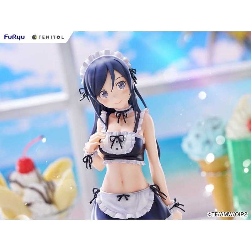 Ore no Imouto ga Konna ni Kawaii Wake ga Nai. Tenitol Tall PVC Statue Aragaki Ayase swimsuits maid Ver. 30 cm | 4580736407589