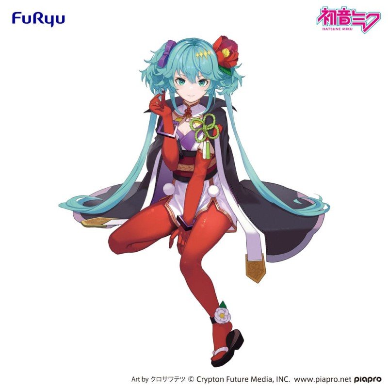 Hatsune Miku Noodle Stopper PVC Statue Flower Fairy Camellia 15 cm | 4571623508441