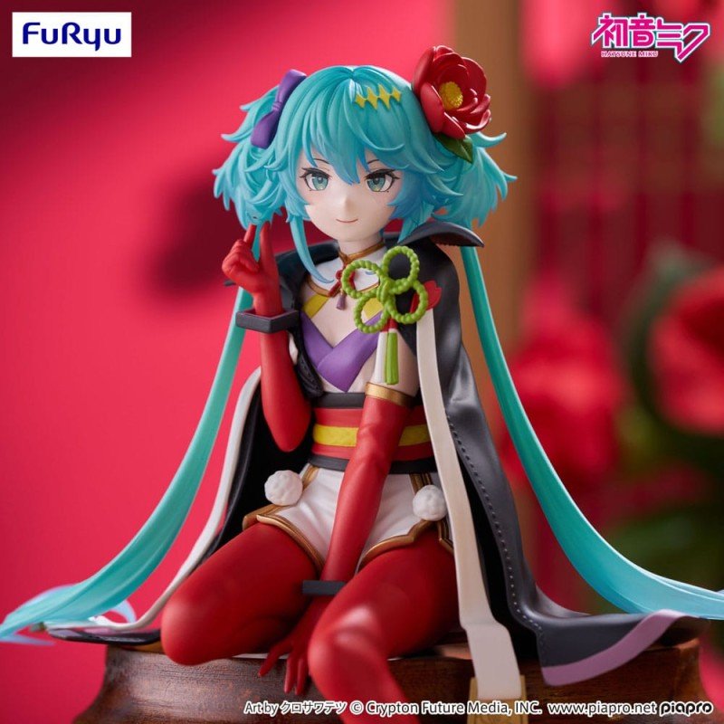 Hatsune Miku Noodle Stopper PVC Statue Flower Fairy Camellia 15 cm | 4571623508441
