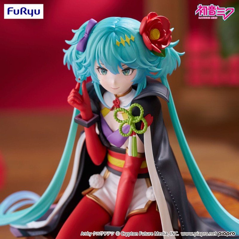 Hatsune Miku Noodle Stopper PVC Statue Flower Fairy Camellia 15 cm | 4571623508441