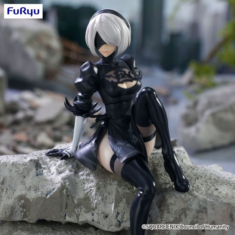NieR:Automata Ver1.1a Noodle Stopper PVC Statue YoRHa No.2 Type B 13 cm | 4571623509950