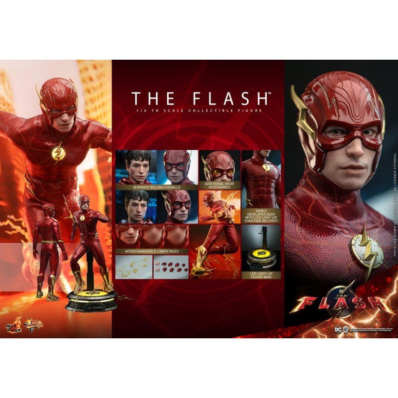 The Flash figurine Movie Masterpiece 1/6 The Flash 30 cm | 0000000912437